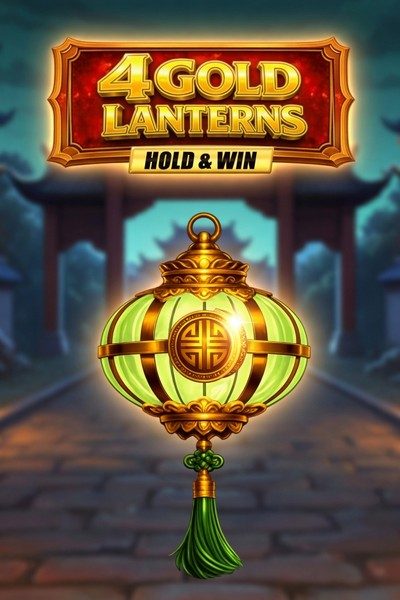 4 Gold Lanterns Hold & Win - Cleobetra